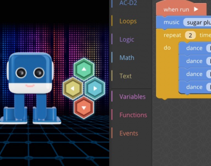 New Acellus Feature Released for Robotics Dance Programming Course