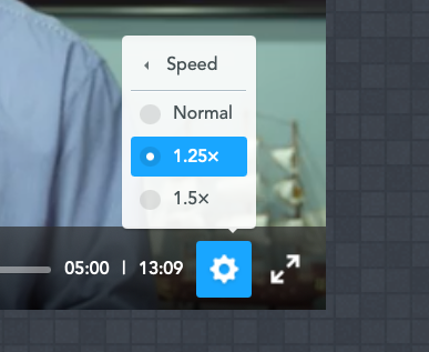 New Acellus Feature: Adjustable Video Playback Speed