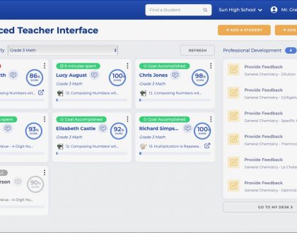 Advanced Teacher Interface