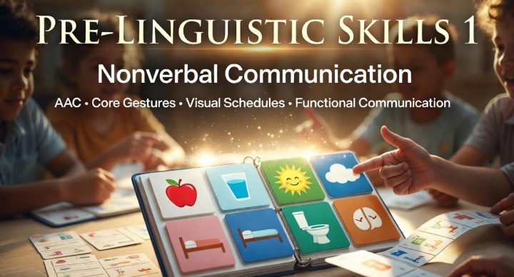 Pre-Linguistic Skills 1 - Nonverbal Communication
