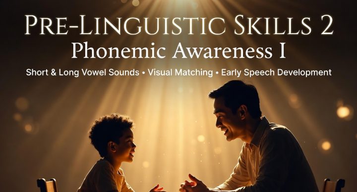 Pre-Linguistic Skills 2 - Phonemic Awareness I