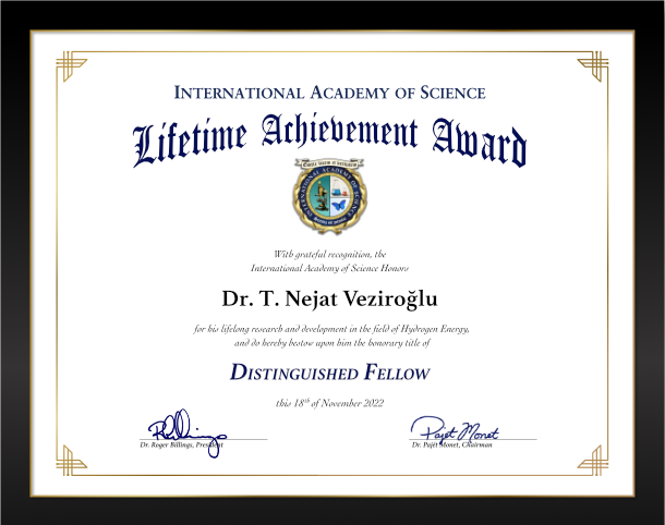 Veziroglu IAS Certificate